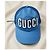 Cappellino Gucci in cotone e nylon Blu - vista 2