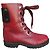 Botas Zadig & Voltaire de cuero rojo Roja