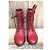 Botas Zadig & Voltaire de cuero rojo Roja - vista 3