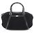 Borsa Gucci Bamboo nera in scamosciato e pelle Nero