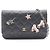 Borsa a tracolla Chanel Matelassé Icon Charm Nero
