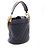 Sac à bandoulière 2-way Chanel Boy Bleu Marine - vue 2