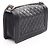 Borsa a tracolla Boy di Chanel in agnello nero - vista 2