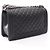 Borsa Chanel Boy in agnello nero - vista 2