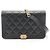 Borsa a tracolla Boy in agnello nero Chanel