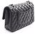 Timeless Borsa Chanel Matelassé Double Flap Nero - vista 2