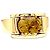 Anello Mauboussin, "Alessandra", oro e citrino - vista 2