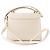 SAINT LAURENT - Borsa a tracolla Cassandra mini Top Handle in pelle granulata beige - vista 3