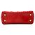 DIOR - Borsa a tracolla Lady Dior Small in pelle stropicciata rossa Rosso - vista 4