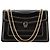 Autre Marque BULGARI - Borsa a tracolla Serpenti Bulgari in pelle liscia nera Nero