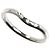 Anello a fascia curva in oro bianco 18K e diamanti Tiffany & Co.