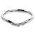 Anello a fascia curva in oro bianco 18K e diamanti Tiffany & Co. - vista 3