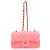 Borsa a tracolla Chanel Mini Matelassé in agnello Rosa