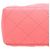 Borsa a tracolla Chanel Mini Matelassé in agnello Rosa - vista 11