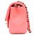 Borsa a tracolla Chanel Mini Matelassé in agnello Rosa - vista 2
