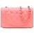 Borsa a tracolla Chanel Mini Matelassé in agnello Rosa - vista 3