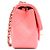 Borsa a tracolla Chanel Mini Matelassé in agnello Rosa - vista 4