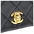 Chanel A03571 Turnlock Full Flap Mini Matelassé 19 Bolsa de Ombro Preto - vista 6
