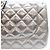Chanel Lambskin Double Flap Shoulder Bag Brown - view 9