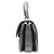 Borsa a tracolla mini Chanel Lambskin Trendy CC Nero - vista 2