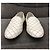 Chanel Loafer aus gestepptem Leder Weiß - Ansicht 2