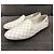 Chanel Loafer aus gestepptem Leder Weiß - Ansicht 3