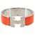 Hermès Bracciale Clic Clac H Hermes Argento Arancione  - vista 1