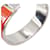Hermès Bracciale Clic Clac H Hermes Argento Arancione  - vista 4