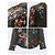 Givenchy Camicia Nera in Cotone Trasparente Stampa Confetti Floreali Nero Multicolore - vista 5
