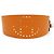 Hermès Hermes Evelyne Breiter Gürtel aus perforiertem orangefarbenem Leder Größe 90