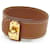 Hermès Hermes Tan Leather Swidt Leather Kelly Twist Bracelet Size M Brown  - view 1