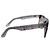 Autre Marque Gafas de sol Aviator Mogadishu con patrón blanco y negro Gris - vista 3