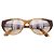 Trussardi Occhiali da sole vintage anni 1980 Two-Tone TPL 208 forma ovale Beige - vista 6