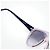 Autre Marque Gafas de Sol Flat Top con Estampado Animal y Lentes Degradadas Azul - vista 4