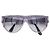 Autre Marque Gafas de Sol Flat Top con Estampado Animal y Lentes Degradadas Azul - vista 6