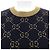 Top de punto Gucci GG Cotton Glitter Negro Dorado - vista 5