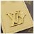 Borsa Boston Louis Vuitton Keepall Bandouliere Monogram Beige D'oro - vista 5