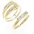 Autre Marque Au750 Diamantring Golden - Ansicht 2