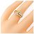 Autre Marque Au750 Diamantring Golden - Ansicht 6