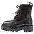 Botas ranger de piel negra Céline Talla 37 Negro - vista 2