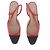 Chanel Slingback in pelle rossa 37 Rosso - vista 4