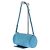Michael Kors Piccola pochette cilindrica Izzy in pelle granulata Blu - vista 2