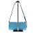 Michael Kors Piccola pochette cilindrica Izzy in pelle granulata Blu - vista 3