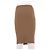 Saint Laurent Brown Viscose Skirt - view 2