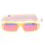 Jacquemus Gafas de sol naranjas rectangulares Amarillo - vista 7