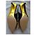 Gucci Slingback Pumps aus Lackleder Schwarz Golden - Ansicht 7
