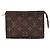 Louis Vuitton Monogram Pochette Toilette 15 Beige