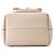 Borsa a tracolla in pelle Louis Vuitton Lockme Bucket Beige - vista 3