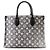 Borsa Tote Louis Vuitton Monogram Jacquard Denim OnTheGo MM Marrone