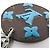 Portachiavi Charm Borsa Illustrazione Louis Vuitton Marrone Blu - vista 8